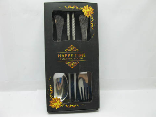 3Sets X 3in1 Spoon Fork Chopsticks Wedding Bombonieres Favor